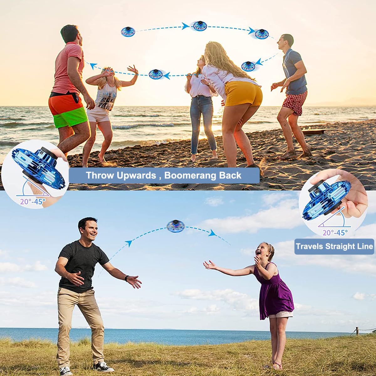 Flying Spinner™ - Auto Return Technology