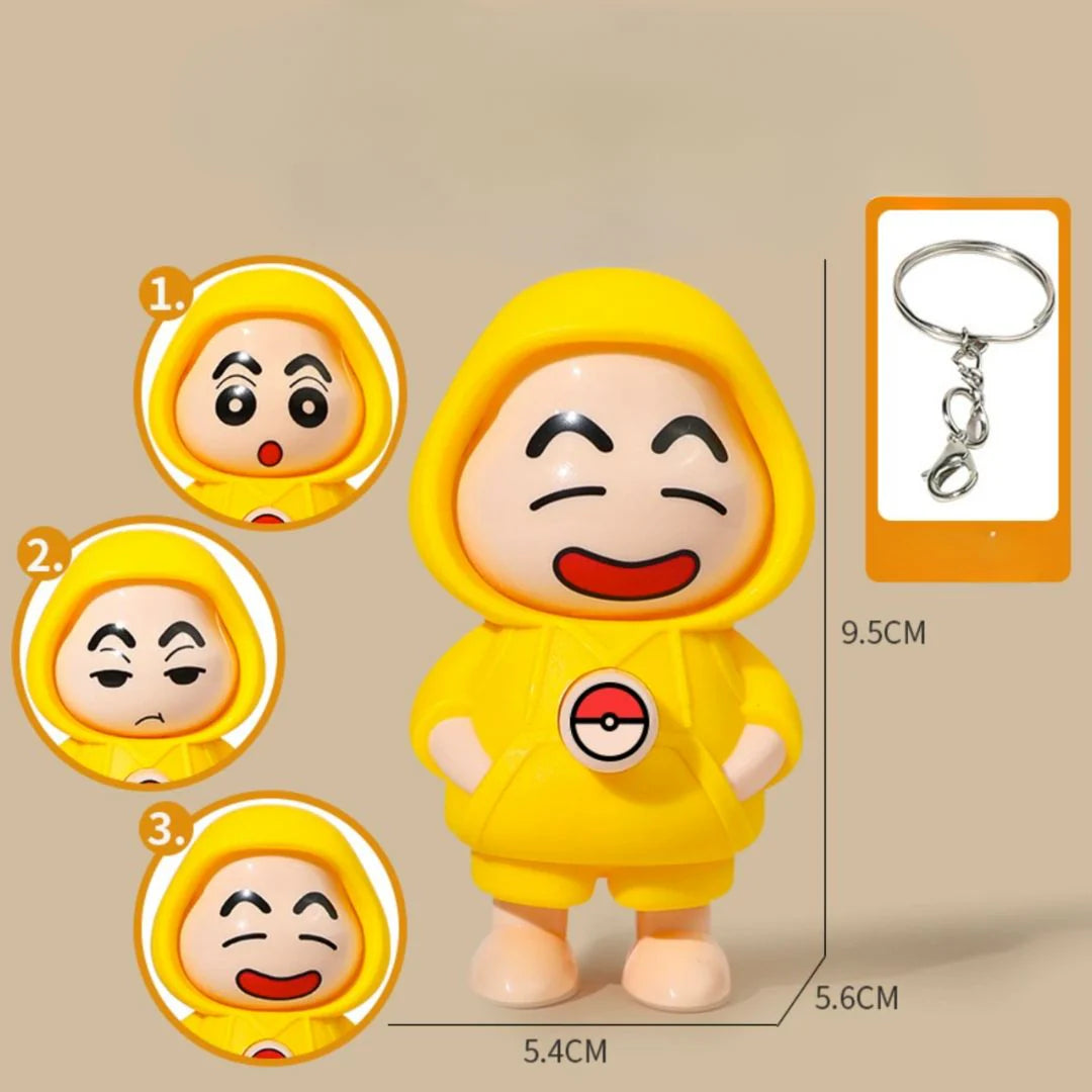 Shinchan Face Rotating Keychain™