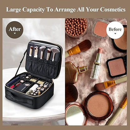 Makeup Organizer with LED Mirror