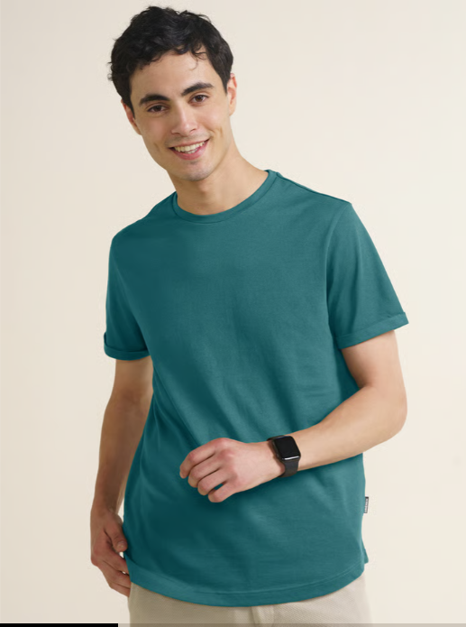 Damensch - Constant All-Degree Pique T-Shirts Solid Marine Teal