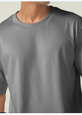 Round Neck Drop-Shoulder Sleeves Oversized T-Shirt
