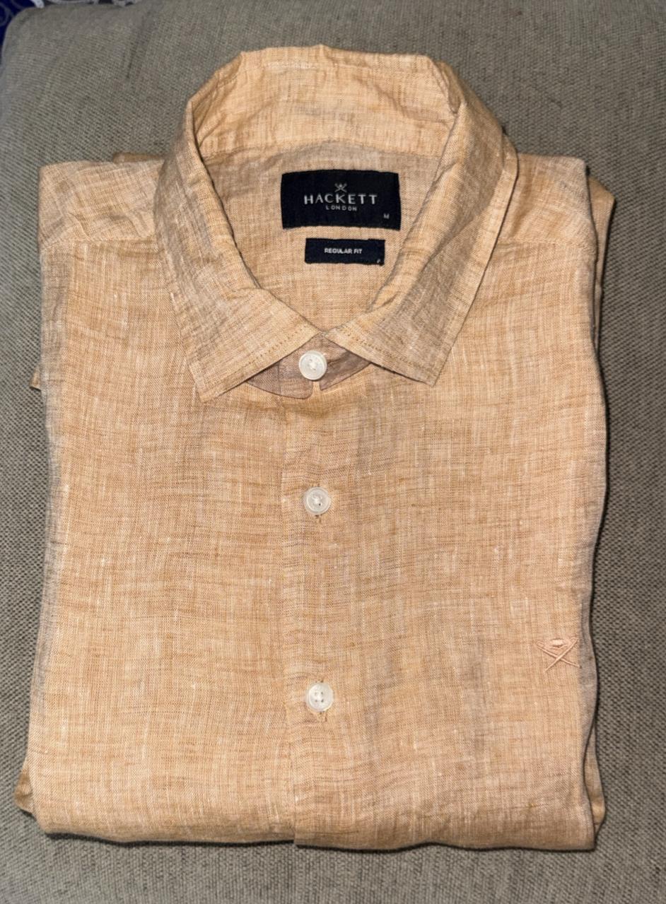 HACKETT LONDON - Full Sleeved Linen Shirt