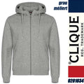 Clique Unisex Stockholm Full Zip Hoodie