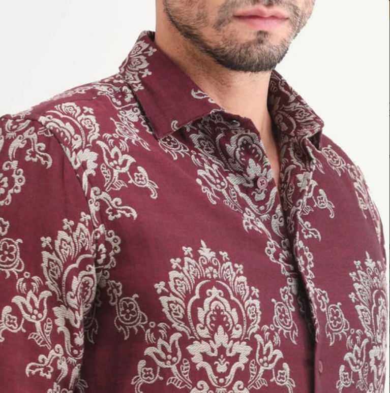 RARE RABBIT Printed Regular Fit Shirt