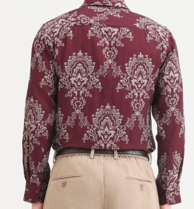 RARE RABBIT Printed Regular Fit Shirt