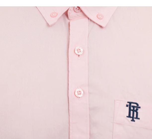 Red Tape - Mens Full Sleeve Solid Twill Shirt - Light Pink