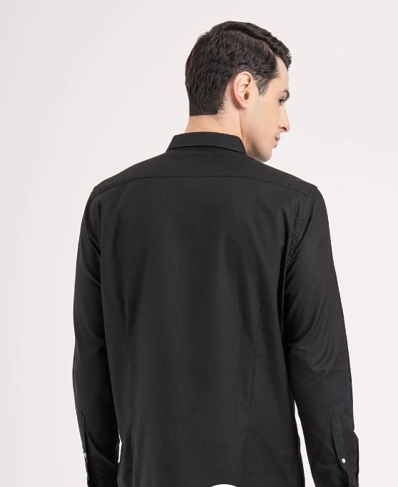 Redtape -Solid Oxford Shirt - Black